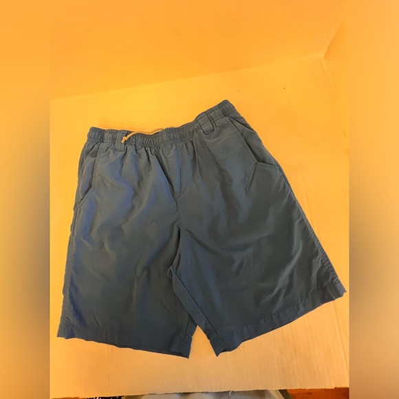 COLUMBIA OMNI-SHADE SUN PROTECTION BLUE BOYS LARGE (14-16) SHORTS - Picture 1 of 5